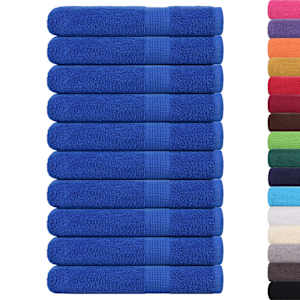 Saunové osušky FROGN 10 ks modré 80x200 cm 360 g/m² - obrázek 2