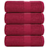vidaXL pesur&auml;tikud KONNA 4 tk bordoopunased 30 x 30 cm 360 g/m&sup2;