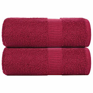 Brisače za goste FROGN 2 kosa bordo 30x50 cm 360 g/m²