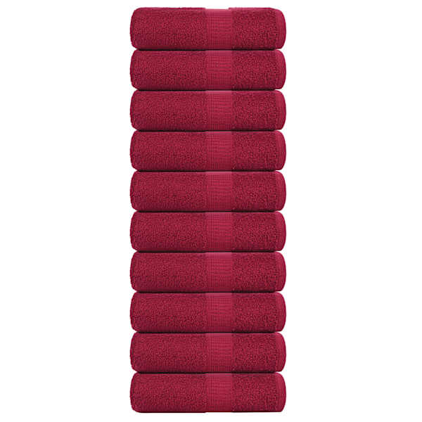 vidaXL k&uuml;lalister&auml;tikud KONNA 10 tk bordoopunased 30 x 50 cm 360 g/m&sup2;