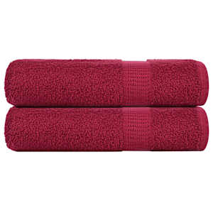 Brisače za tuširanje FROGN 2 kos Bordeaux 70x140 cm 360 gsm