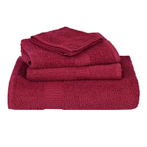 osušky FROGN 10 ks Bordeaux 70x140 cm 360 gsm - obrázek 4