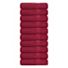 vidaXL vannitoar&auml;tikud FROGN 10 tk, bordoopunane, 100x150 cm, 360 g/m&sup2;