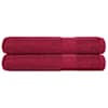 vidaXL r&auml;tikud FROGN 2 tk, bordoopunane, 100x200 cm, 360 g/m&sup2;