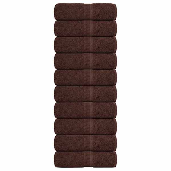 vidaXL k&uuml;lalister&auml;tikud KONNA 10 tk pruunid 30 x 50 cm 360 g/m&sup2;
