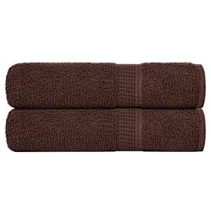 Brisače za roke FROGN 2 kosa rjave 50x100 cm 360 g/m²
