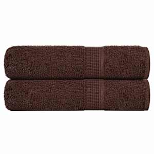 Brisače za tuširanje FROGN 2 kosa rjave 70x140 cm 360 g/m²