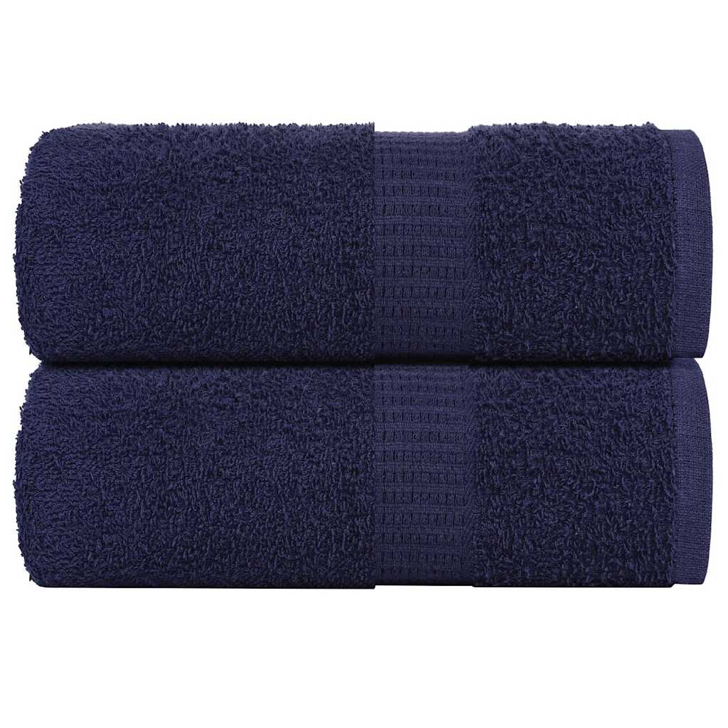 vidaXL Ručníky FROGN 2 ks tmavě modré 30x30 cm 360 g/m²