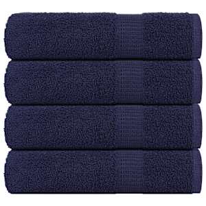Brisače za roke FROGN 4 kosi temno modre 50x100 cm 360 g/m²