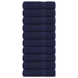Brisače za tuširanje FROGN 10 kosov temno modre 70x140 cm 360 g/m²
