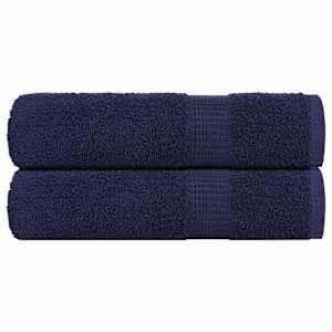 Kopalne brisače FROGN 2 kosa temno modre 100x150 cm 360 g/m²