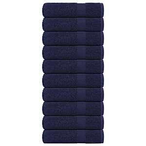Kopalne brisače FROGN 10 kosov temno modre 100x150 cm 360 g/m²