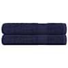 vidaXL r&auml;tikud FROGN 2 tk, tumesinine, 100x200 cm, 360 g/m&sup2;
