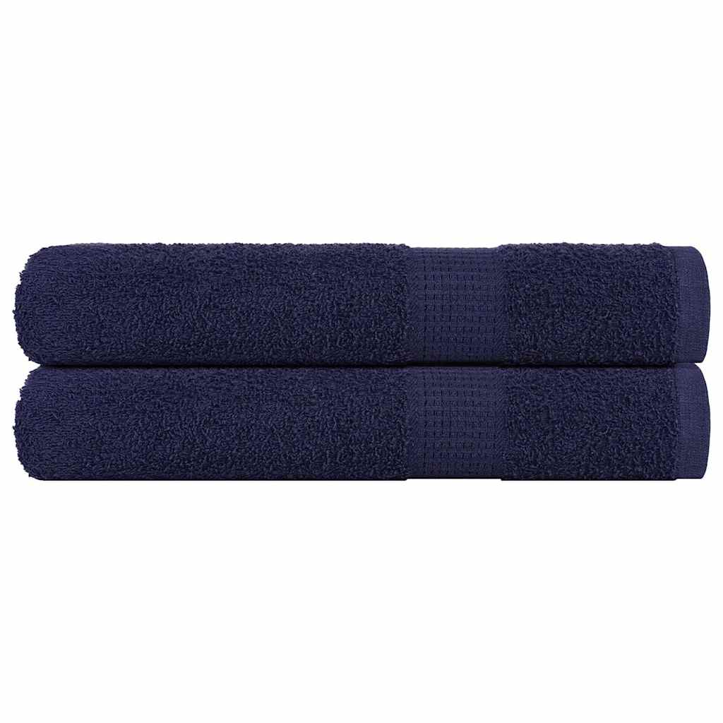 vidaXL Ručníky 2 ks námořnická 100x200 cm 360 g/m² 100% bavlna