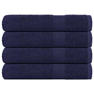Brisače FROGN 4 kosi temno modre 100x200 cm 360 g/m²