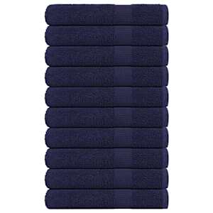 Brisače FROGN 10 kosov temno modre 100x200 cm 360 g/m²