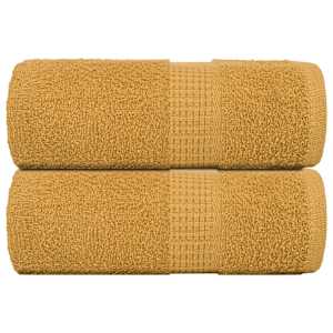 vidaXL pesur&auml;tikud KONNAM&Auml;NG 2 tk kuldsed 30 x 30 cm 360 g/m&sup2;