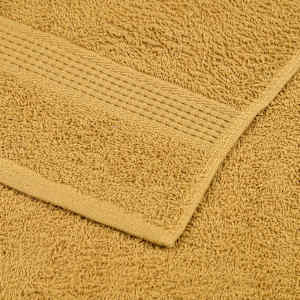 Ručníky FROGN 10 ks zlaté 30x30 cm 360 g/m² - obrázek 6