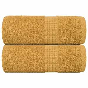 Brisače za goste FROGN 2 kosa zlate 30x50 cm 360 g/m²