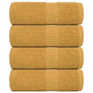 Brisače za goste FROGN 4 kosi zlate 30x50 cm 360 g/m²