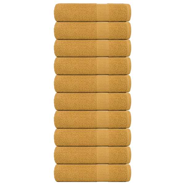 vidaXL k&auml;ter&auml;tikud FROGN 10 tk, kuldne, 50x100 cm, 360 g/m&sup2;