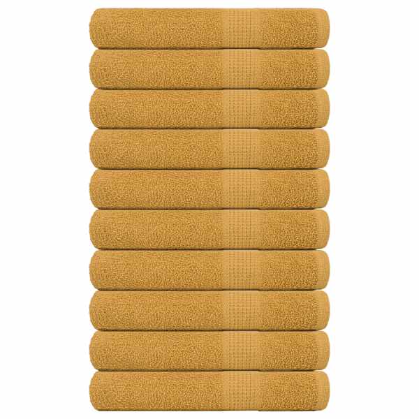 vidaXL saunalinad FROGN 10 tk, kuldne, 80x200 cm, 360 g/m&sup2;