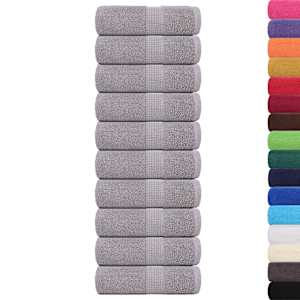Ručníky FROGN 10 ks šedé 30x30 cm 360 g/m² - obrázek 2