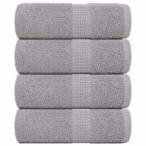 Brisače za goste FROGN 4 kosi sive 30x50 cm 360 g/m²