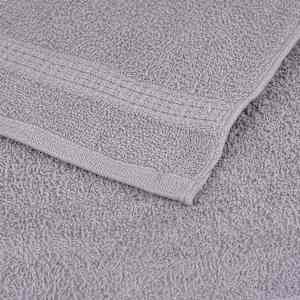 Ručníky do sprchy FROGN 2 ks šedé 70 x 140 cm 360 g/m² - obrázek 6