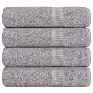 Brisače za tuširanje FROGN 4 kosi sive 70x140 cm 360 g/m²