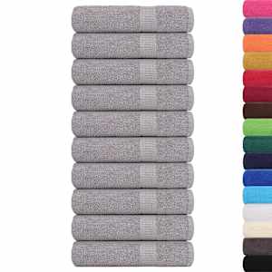 Ručníky do sprchy FROGN 10 ks šedé 70x140 cm 360 g/m² - obrázek 2