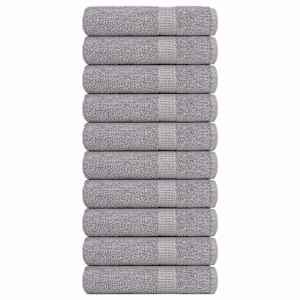 Kopalne brisače FROGN 10 kosov sive 100x150 cm 360 g/m²