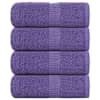 vidaXL pesur&auml;tikud KONNAM&Auml;NG 4 tk lillad 30 x 30 cm 360 g/m&sup2;