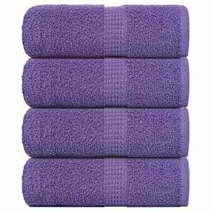 Brisače za goste FROGN 4 kosi vijolične 30x50 cm 360 g/m²