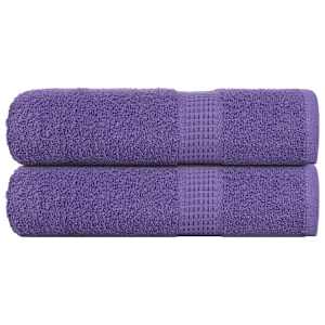 Brisače za roke FROGN 2 kosa vijolične 50x100 cm 360 g/m²