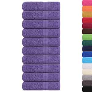 Ručníky do sprchy FROGN 10 ks fialové 70x140 cm 360 g/m² - obrázek 2