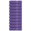 vidaXL vannitoar&auml;tikud FROGN 10 tk, lilla, 100x150 cm, 360 g/m&sup2;