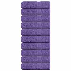 Kopalne brisače FROGN 10 kosov vijolične 100x150 cm 360 g/m²