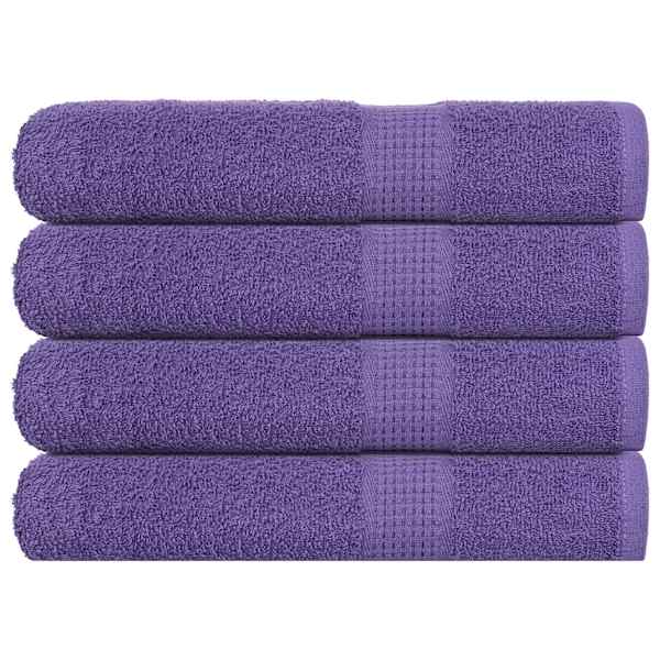 vidaXL r&auml;tikud FROGN 4 tk, lilla, 100x200 cm, 360 g/m&sup2;