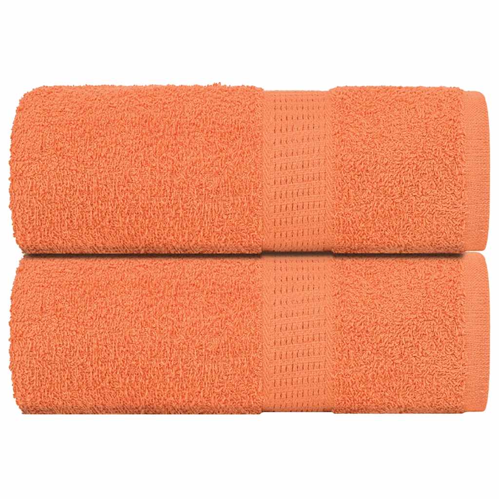 Seiftücher 2 Stk. Orange 30×30 cm 360 g/m² 100% Baumwolle