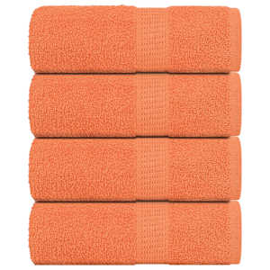 Ručníky FROGN 4 ks oranžové 30x30 cm 360 g/m²