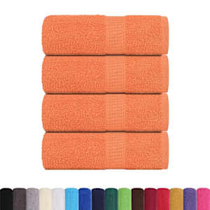 Ručníky FROGN 4 ks oranžové 30x30 cm 360 g/m² - obrázek 2