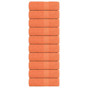 Ručníky FROGN 10 ks oranžové 30x30 cm 360 g/m²