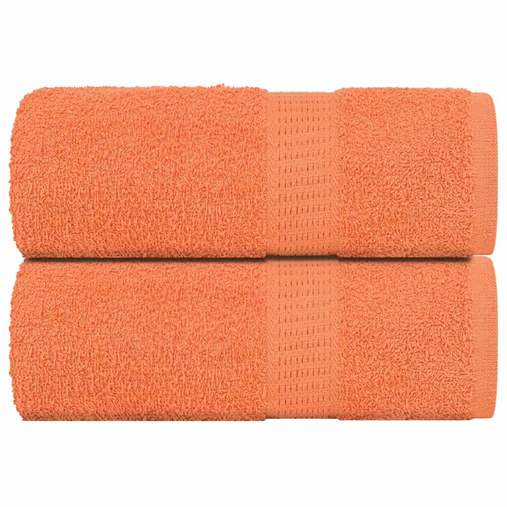 Gästetücher 2 Stk. Orange 30×50 cm 360 g/m² 100% Baumwolle