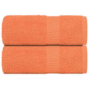 Ručníky pro hosty FROGN 2 ks oranžové 30x50 cm 360 g/m²