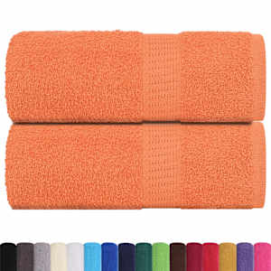 Ručníky pro hosty FROGN 2 ks oranžové 30x50 cm 360 g/m² - obrázek 2