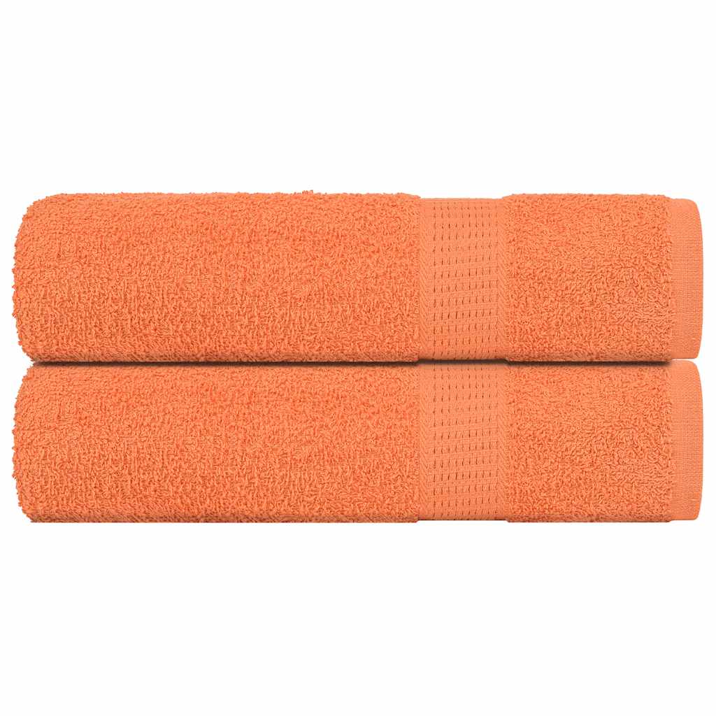 Duschtücher 2 Stk. Orange 70×140 cm 360 g/m² 100% Baumwolle