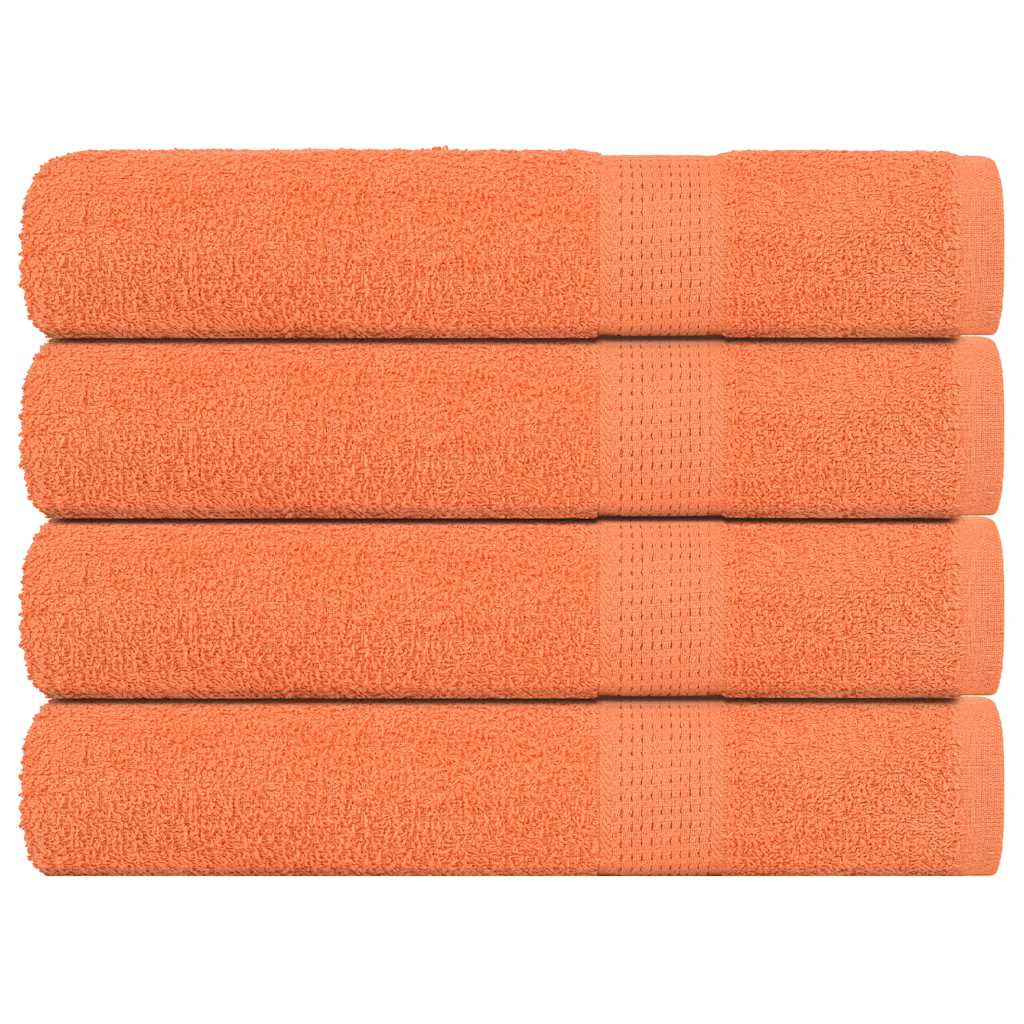 vidaXL Uteráky FROGN 4 ks oranžové 100x200 cm 360 g/m²