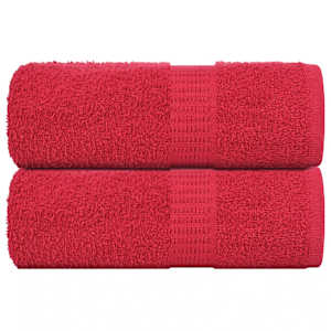 Brisače za goste FROGN 2 kosa rdeče 30x50 cm 360 g/m²