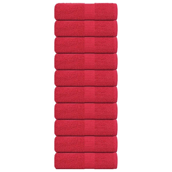 vidaXL k&uuml;lalister&auml;tikud KONNA 10 tk punased 30 x 50 cm 360 g/m&sup2;